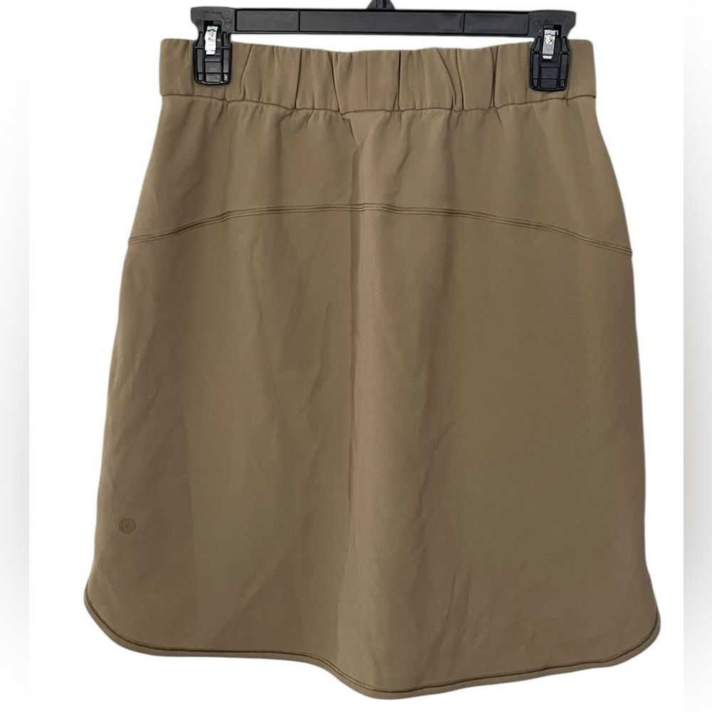 LULULEMON On The Fly Skirt Woven‎ Wrinkle Free Unlined Frontier Size 6 - Picture 4 of 8